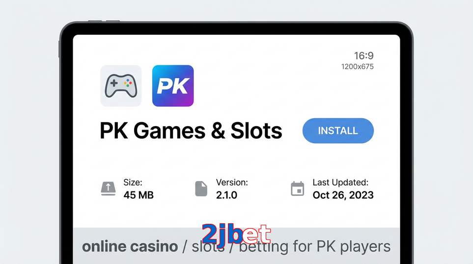 Game list for 2Jbet gameapk section